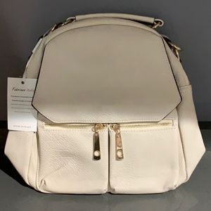 Fabriano Italia leather backpack purse